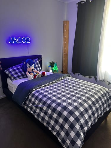 Customer photo review of Custom Neon Signs