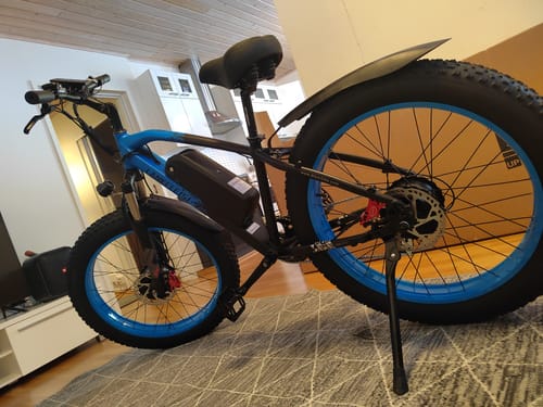 Customer photo review of Lankeleisi MG740 PLUS 1000W*2 26" Fat Bike Dual Motor E-Mountain Bike EMTB 20Ah Samsung Battery