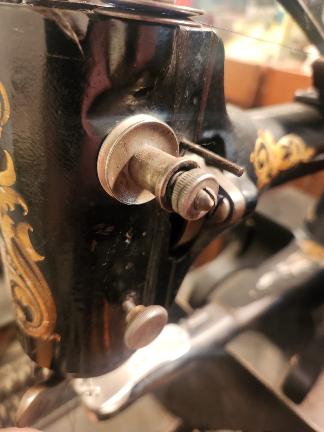 Customer photo review of Tension Thumb Nut, Singer #1560