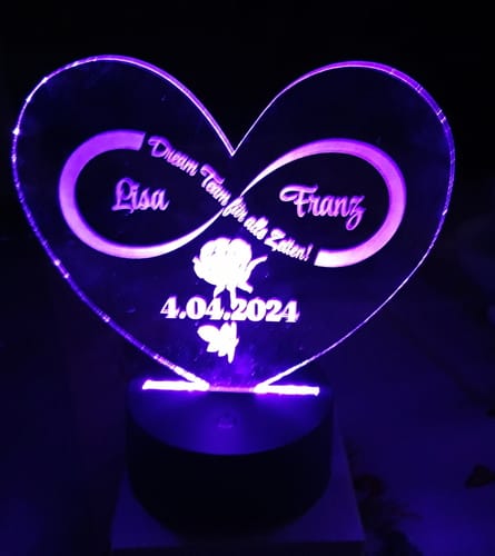 Customer photo review of Für immer - Paar-LED Licht