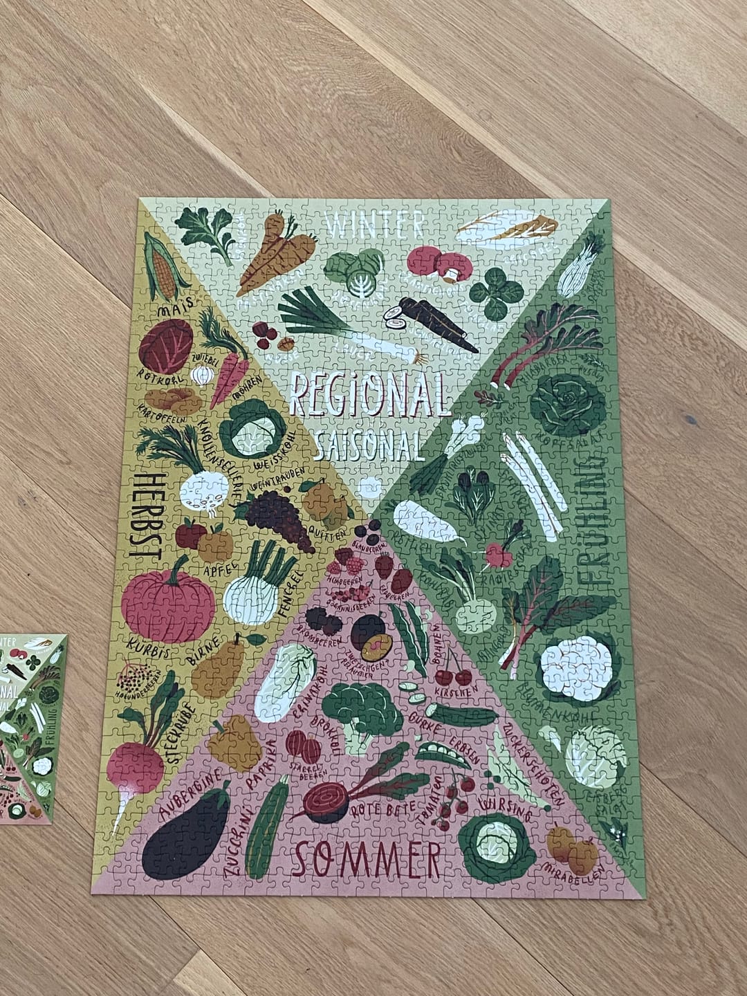 Customer photo review of Saisonkalender Puzzle