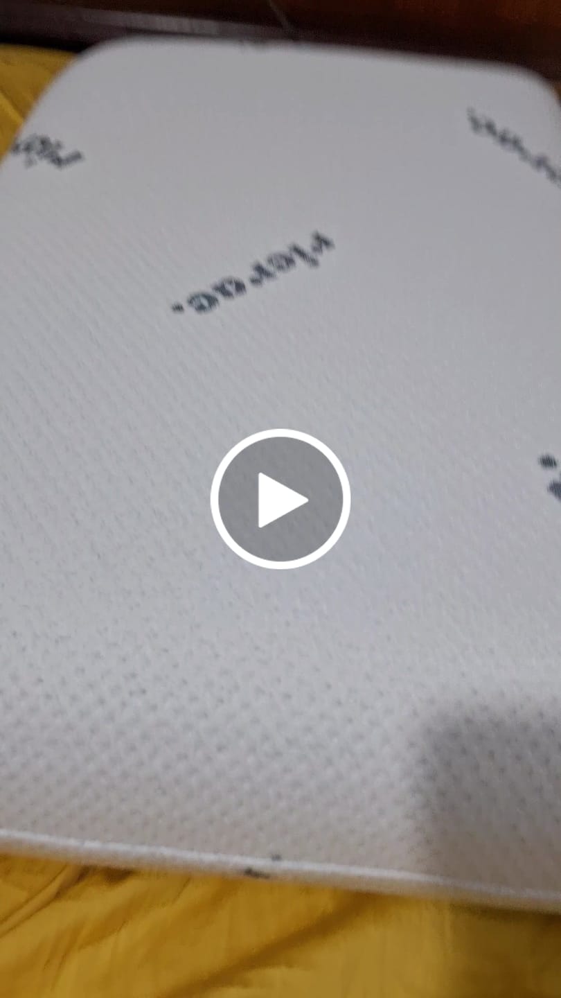 Customer video review of Cooling Memory Foam Gel Pillow- Medium