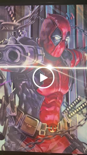 Customer video review of 3D Depth [Guns a'Blazing] Lenticular Print