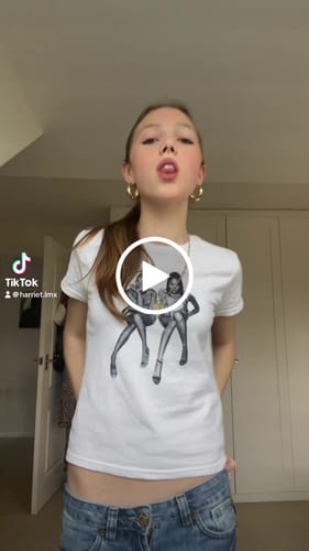 Customer video review of 'After Party' baby tee