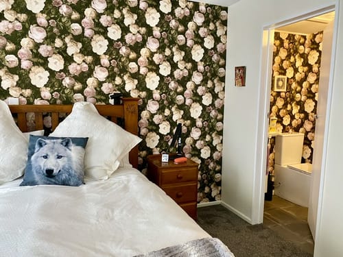 Customer photo review of Bouquet Floral Wallpaper - 5 Colours