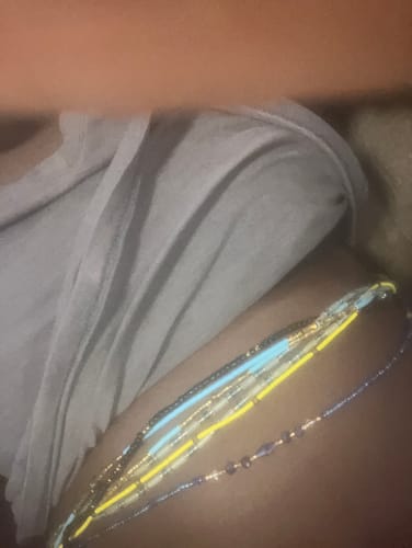 Customer photo review of Mystery Bag Waist Beads