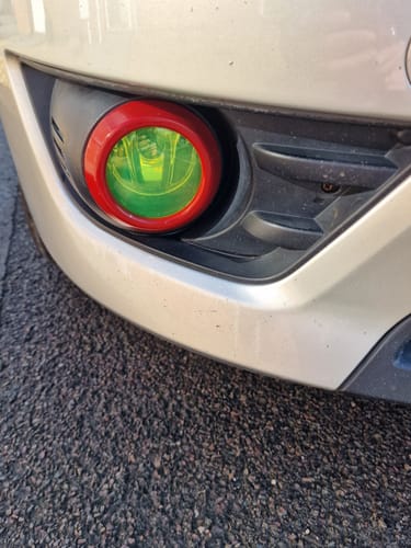 Customer photo review of Ford Fiesta MK6 ST / S Fog Light Armour