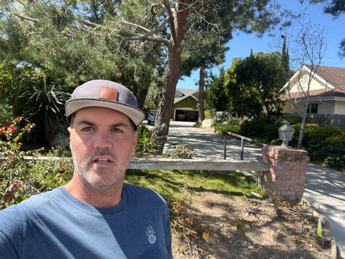 Customer photo review of Big Flat Bill Structured Watersport Hat