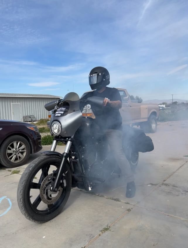 Customer photo review of FOREVER TWO WHEELS HELMET VISOR