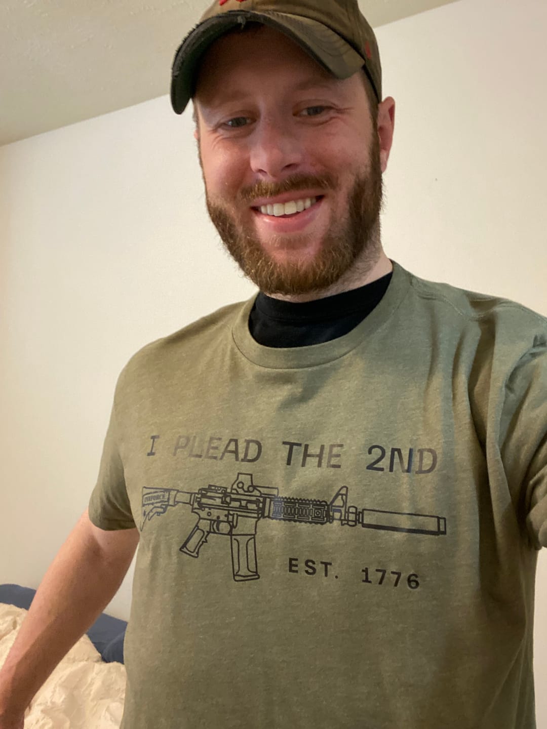 Customer photo review of I Plead The 2nd - Tee