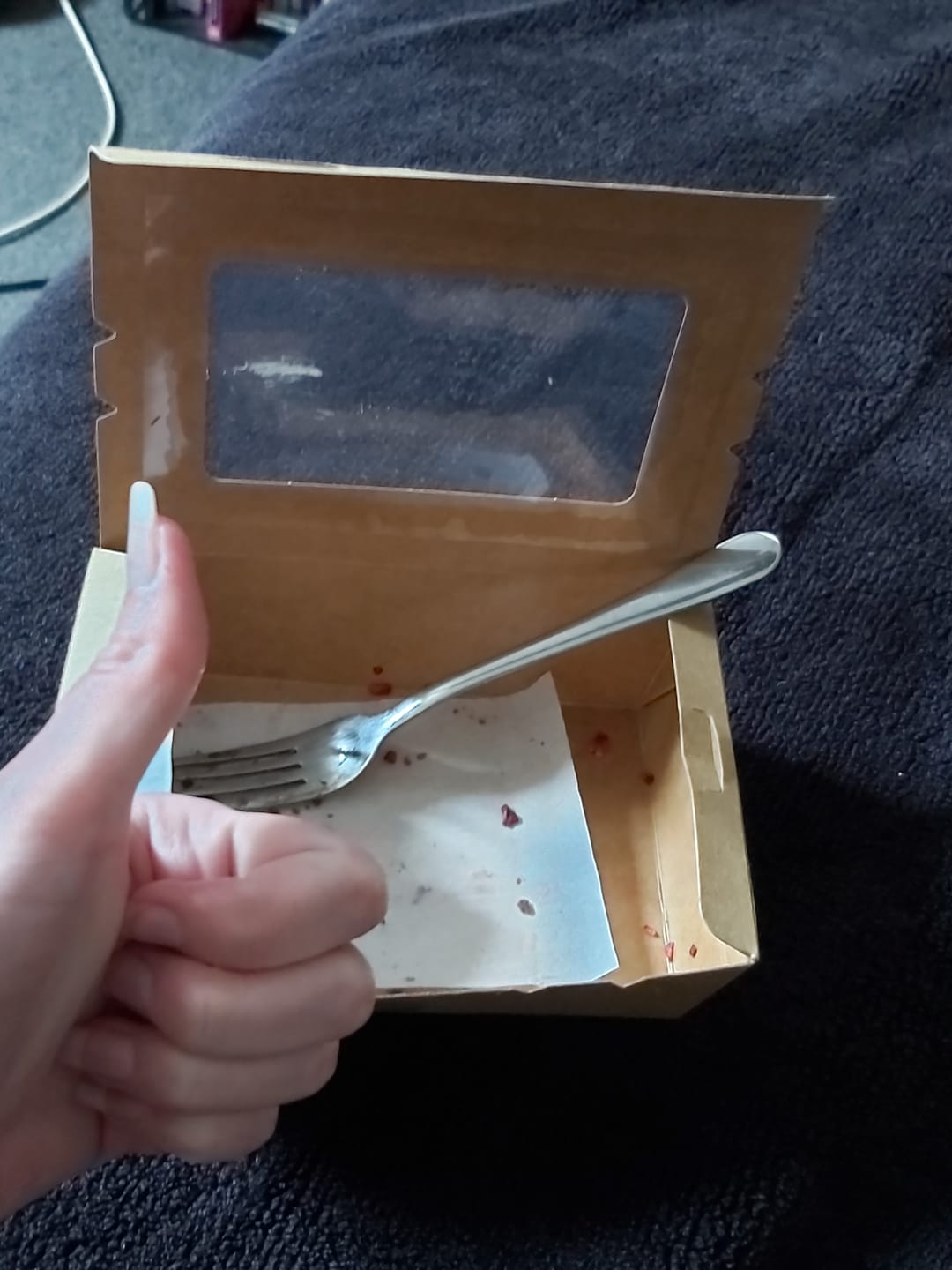 Customer photo review of Mini cheesecake brownie