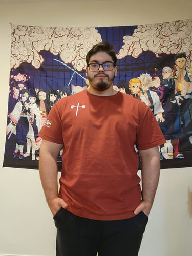 Customer photo review of Armor Of God Oversized Tee