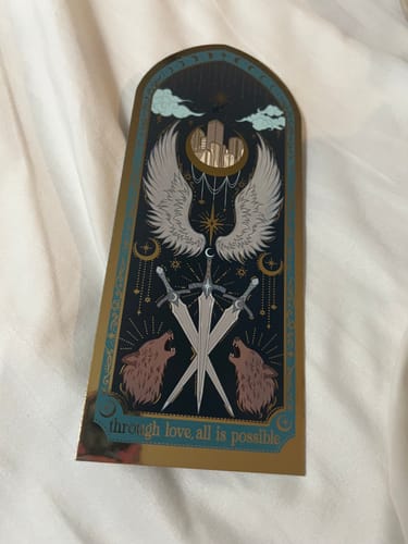 Customer photo review of Through Love bookmark