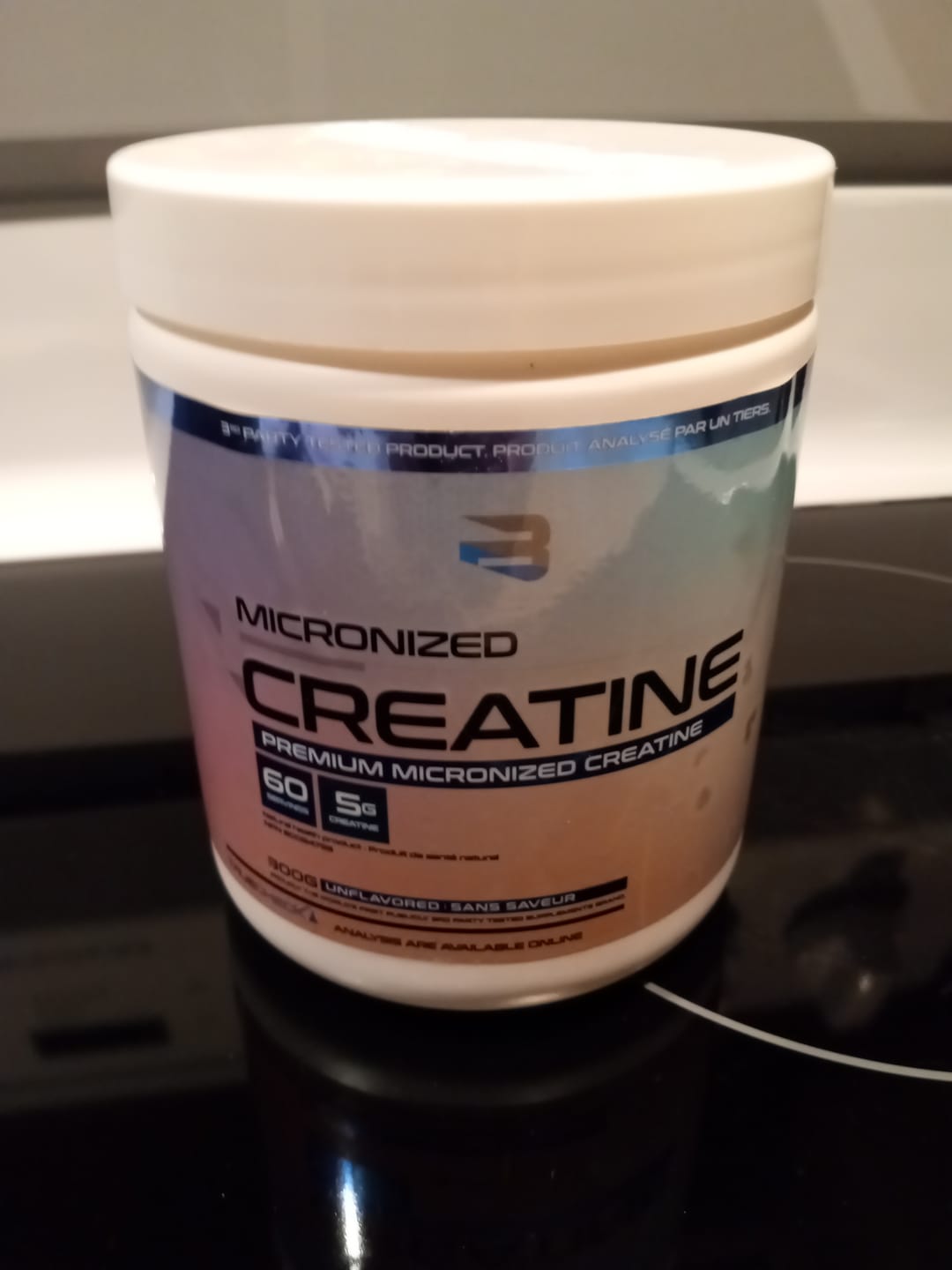 Customer photo review of Believe - Créatine Micronisée 300g