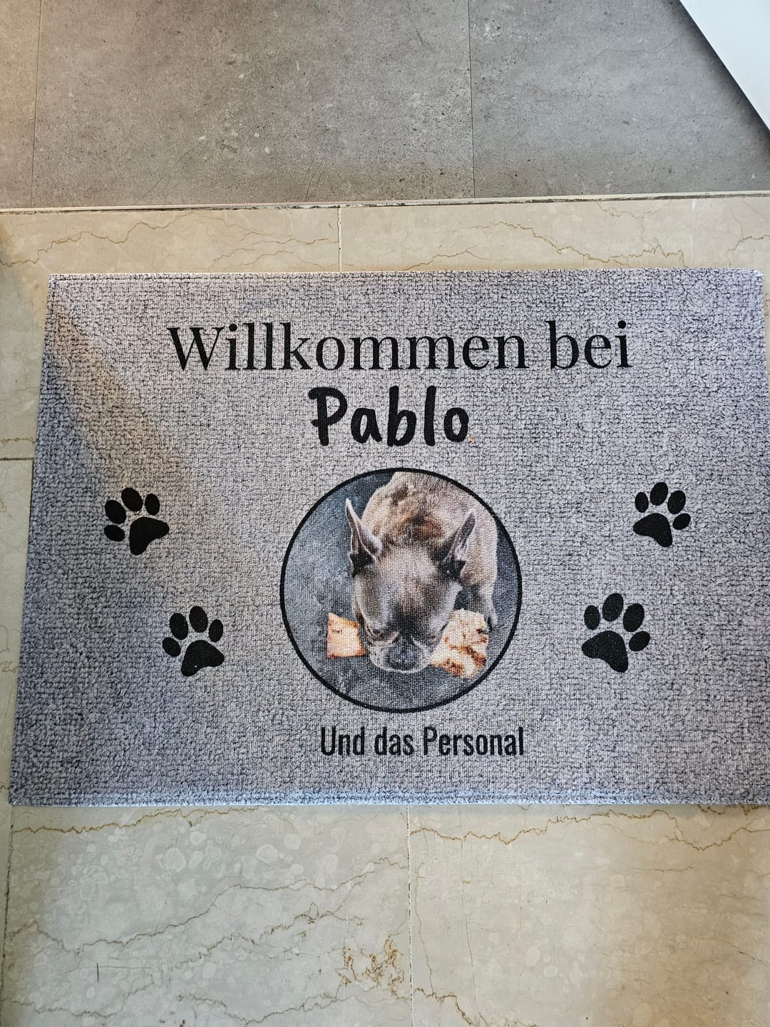 Customer photo review of Eigenes Foto - Individuelle Fußmatte