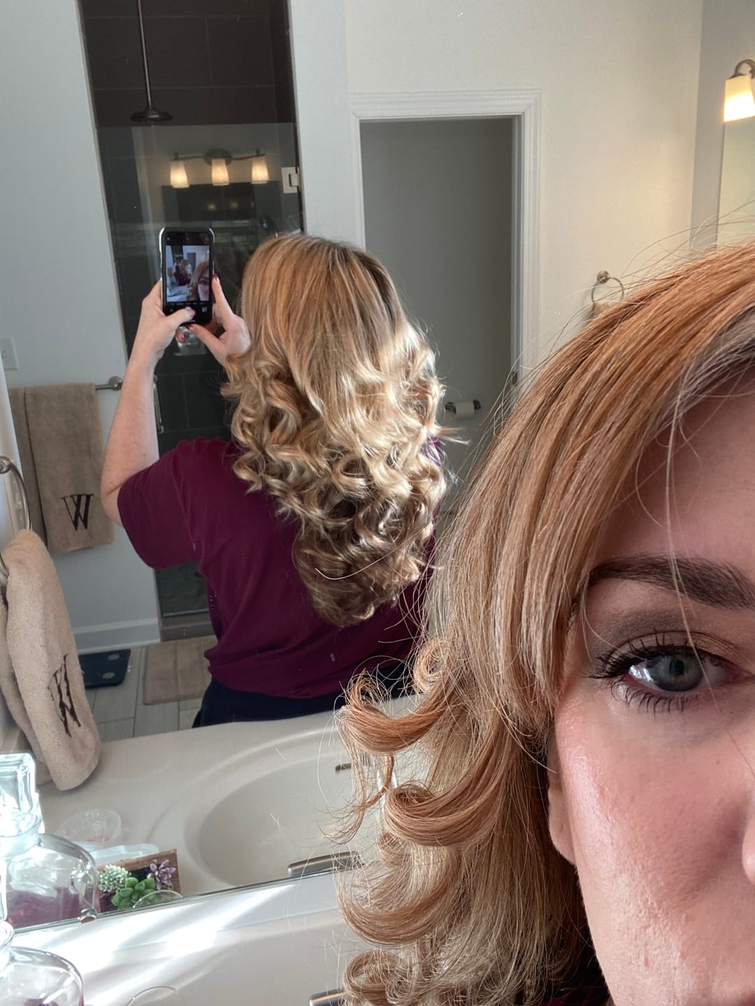 Customer photo review of The Original Heatless Curling Headband - Black