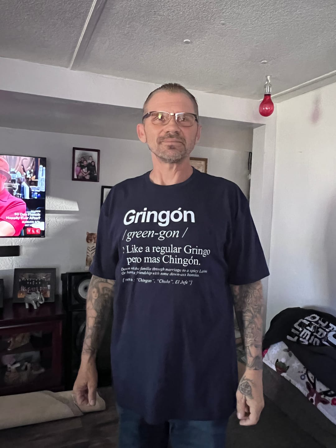 Customer photo review of El Gringon OG Old School T-Shirt