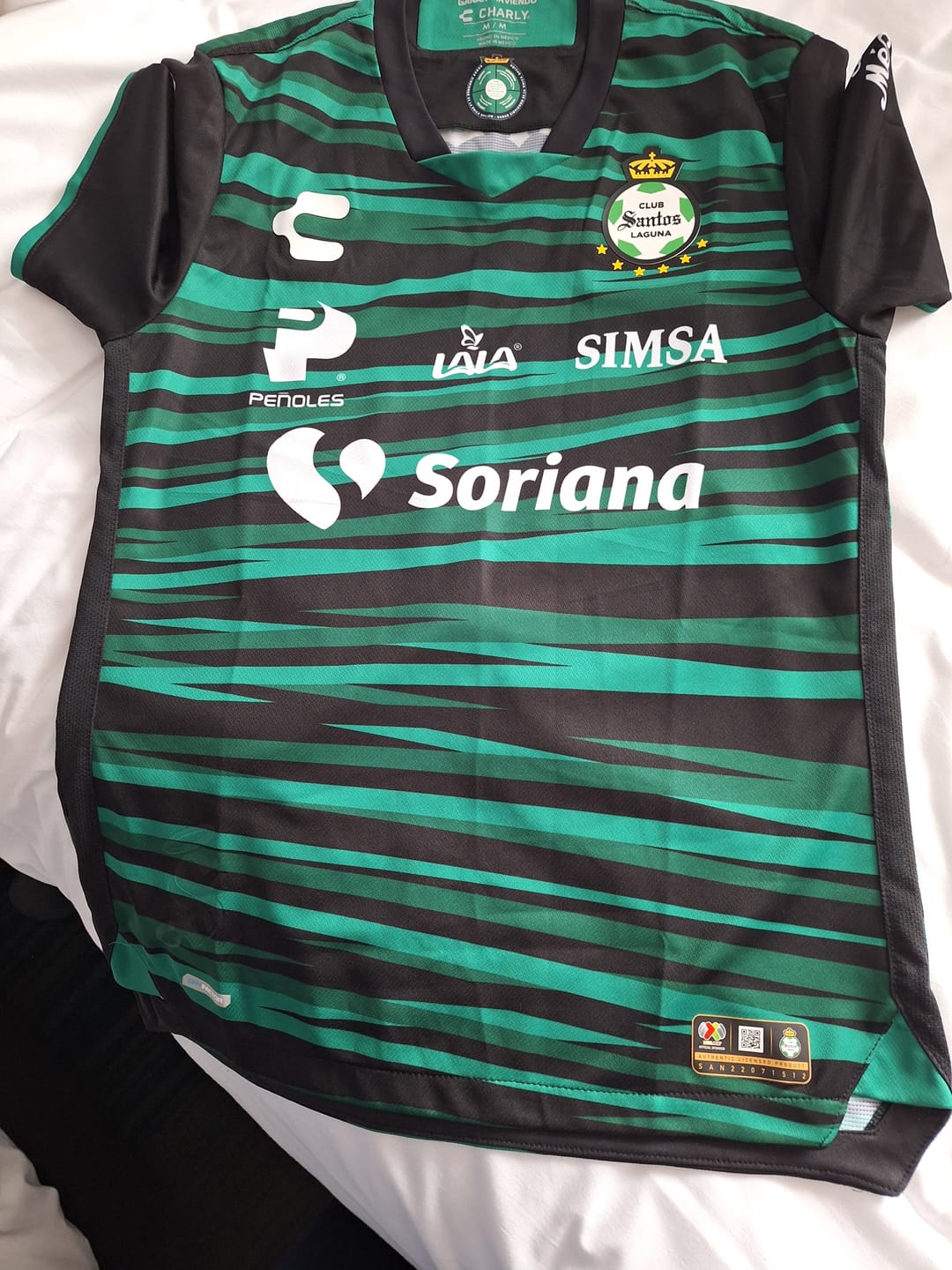 Customer photo review of Mens Secret Football Shirt