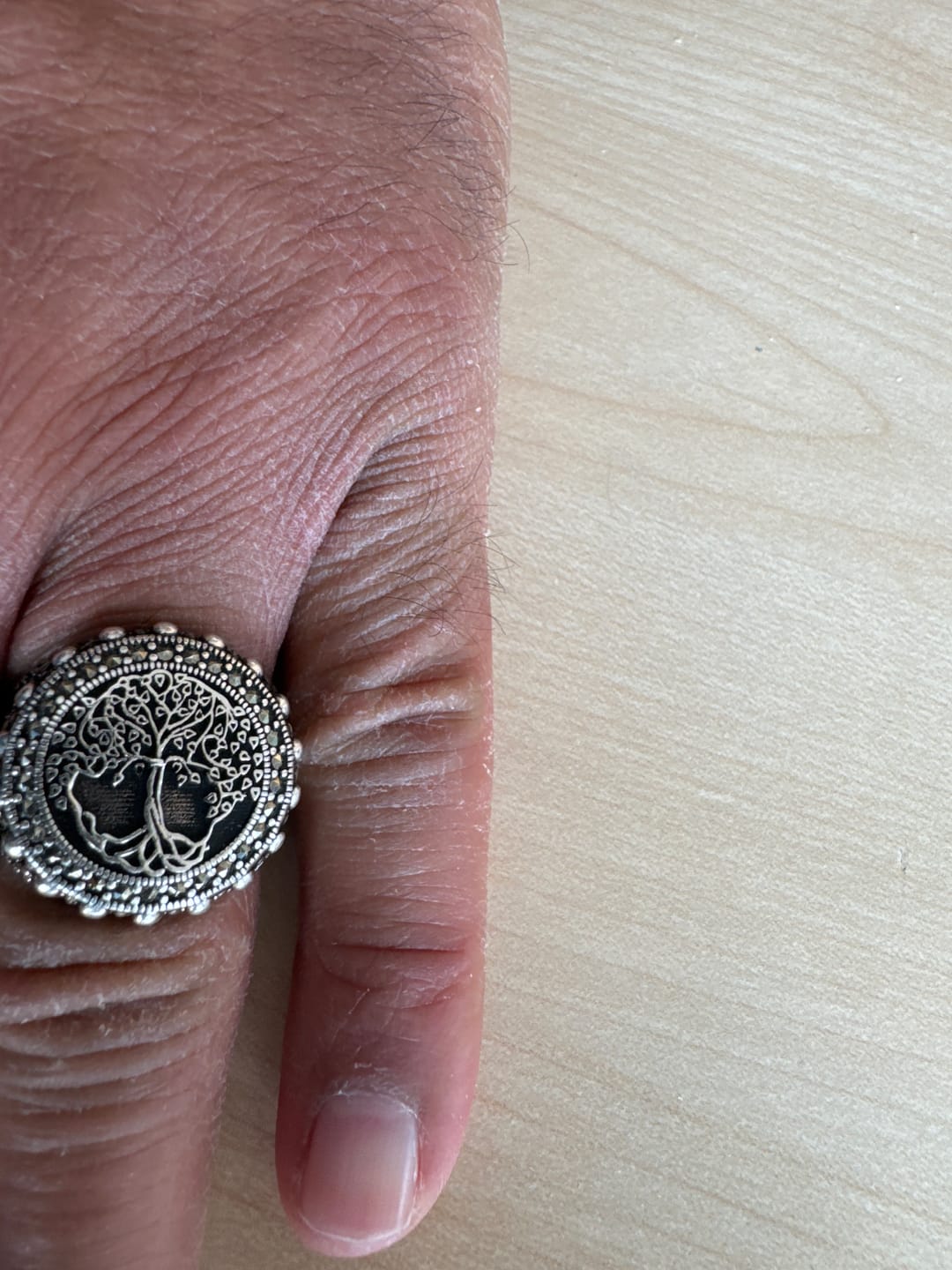 Customer photo review of Tree of Life Necklace