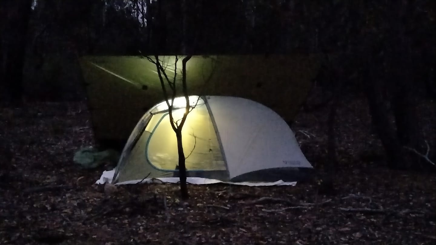 Customer photo review of 3m x 3m Lightweight Tarp