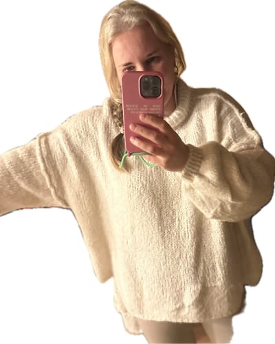 Customer photo review of Meli Strick Pullover - Beige