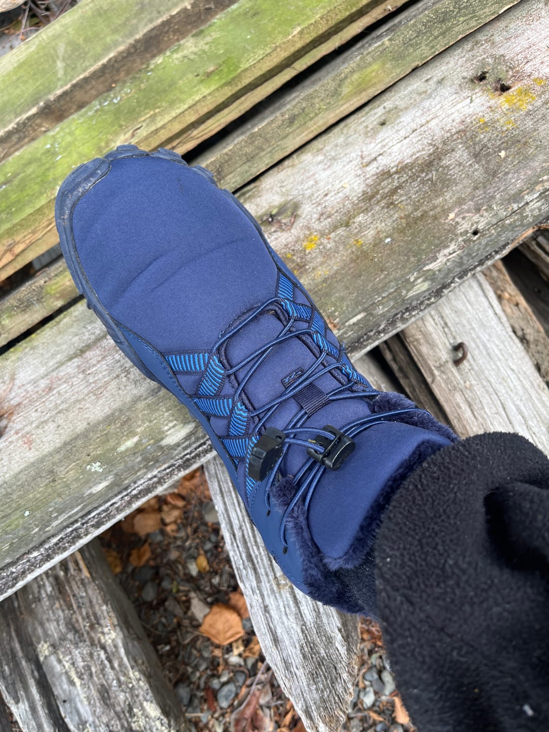 Customer photo review of Kasdava Pro -  Non-slip & Water-resistant Winter Barefoot Shoe