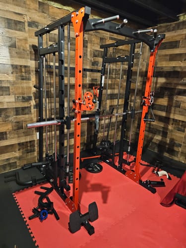 Customer photo review of Major Fitness SML07 All-In-One Home Gym Smith Machine