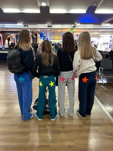 Customer photo review of Star Jogger Light Grey / Neon Pink