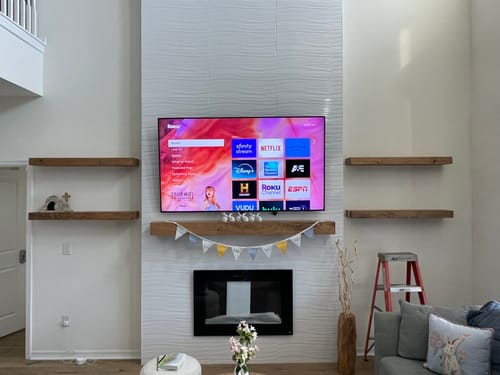 Customer photo review of Contemporary Mantels