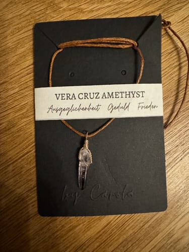 Customer photo review of Vera Cruz Amethyst Anhänger