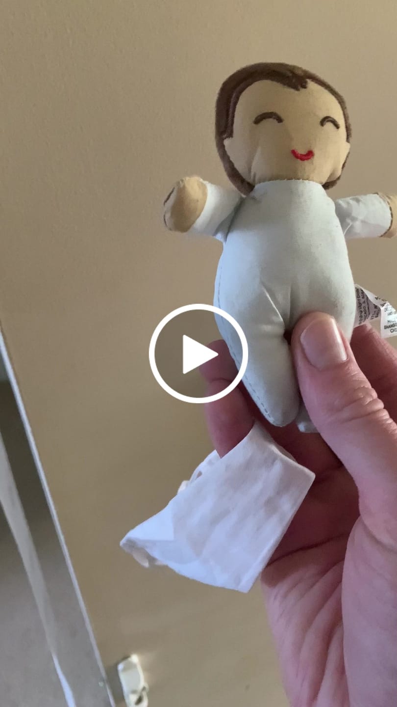 Customer video review of Baby Jesus Rag Doll & Wrap Carrier Set