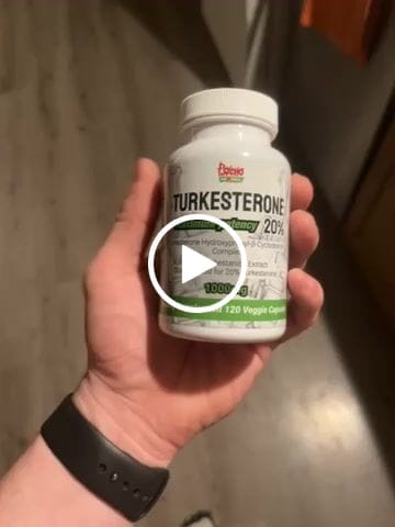 Customer video review of Complexed Turkesterone 20% (1000mg)