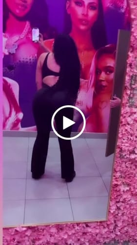 Customer video review of Elodie V-Back Flared Jumpsuit