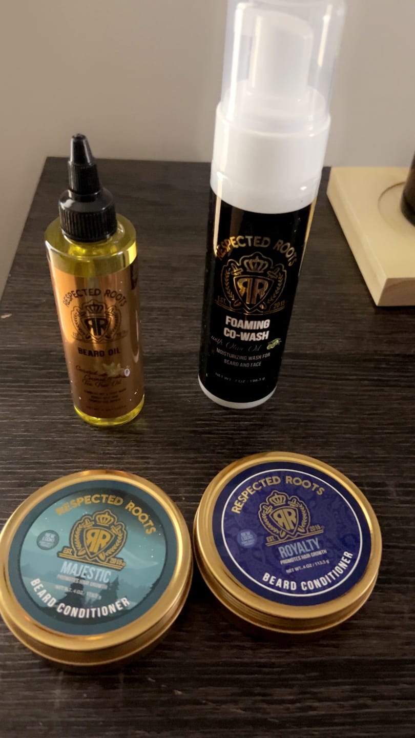 Customer photo review of Respected Roots Beard Conditioner - Majestic Scented (4 oz.)