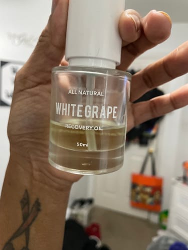 Customer photo review of White Grape Recovery Oil