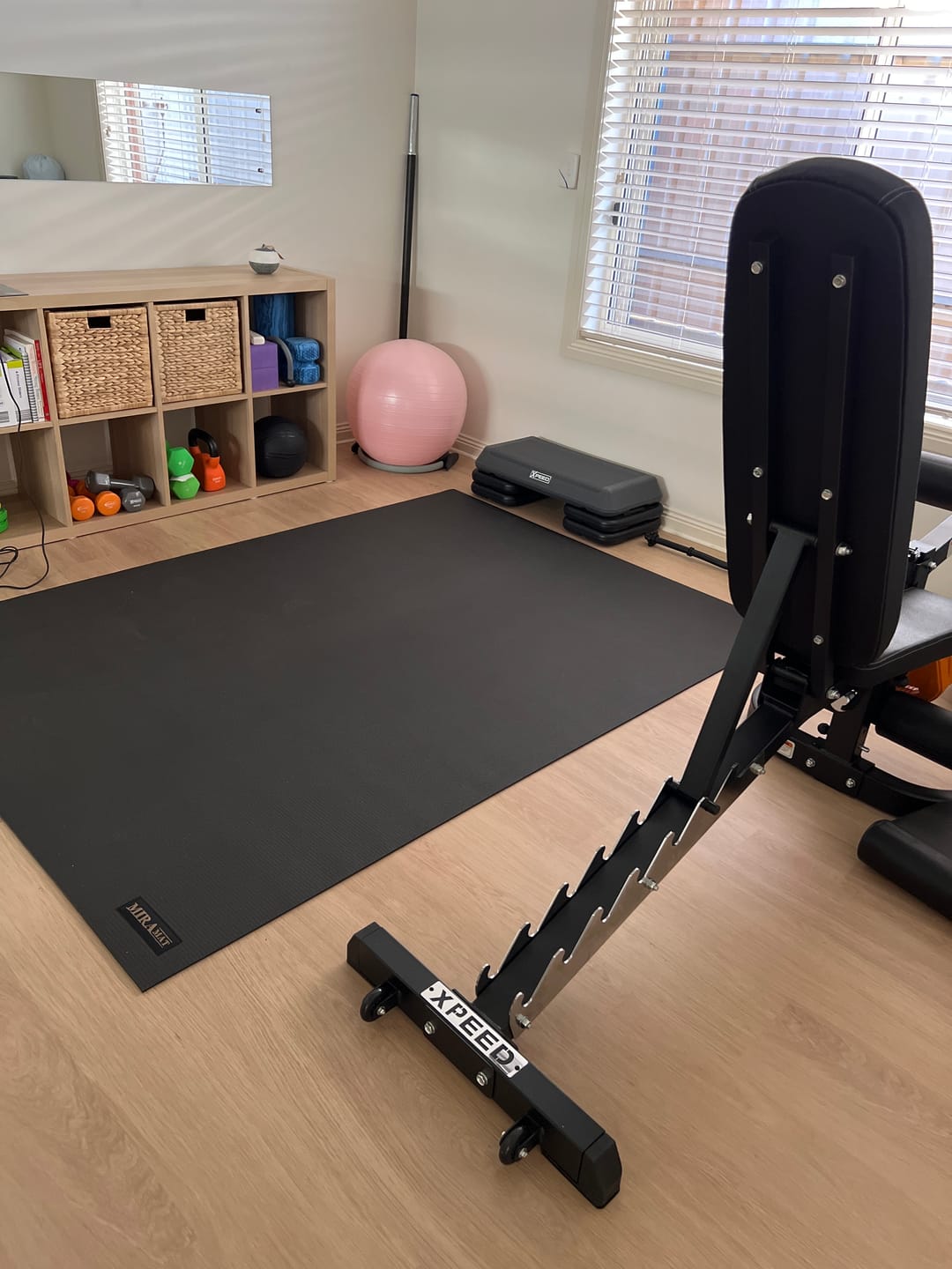 Customer photo review of Miramat® Mega - 214cm x 153cm - Very Large Exercise Mat - In Stock