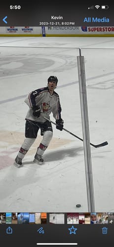 Customer photo review of Warrior Alpha LX2 Team Senior Hockey Stick