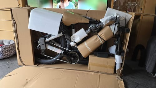 Customer photo review of Lankeleisi MG600 Plus 1000W Bafang Motor 26" Fat Bike All Terrain SUV E-Bike 48V 20Ah Samsung Battery