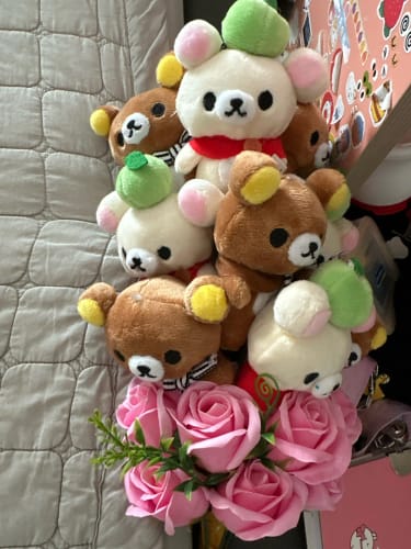 Customer photo review of KawaiiMi's Special Rilakkuma Bouquet