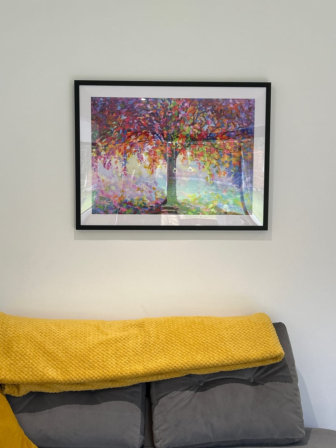 Customer photo review of Tree Of Happiness Framed Art Print