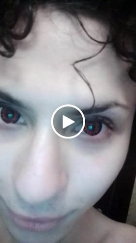 Customer video review of Halloween Miracle Red Prescription Colored Contact Lenses