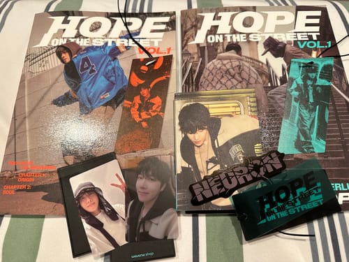Customer photo review of J-HOPE - HOPE ONE THE STREET VOL.1 SPECIAL ALBUM WEVERSE SHOP GIFT VER.