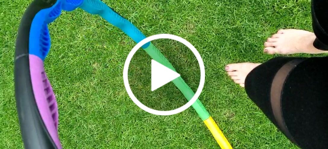Customer video review of Powerhoop Deluxe Weighted Hula Hoop - 2.2kg