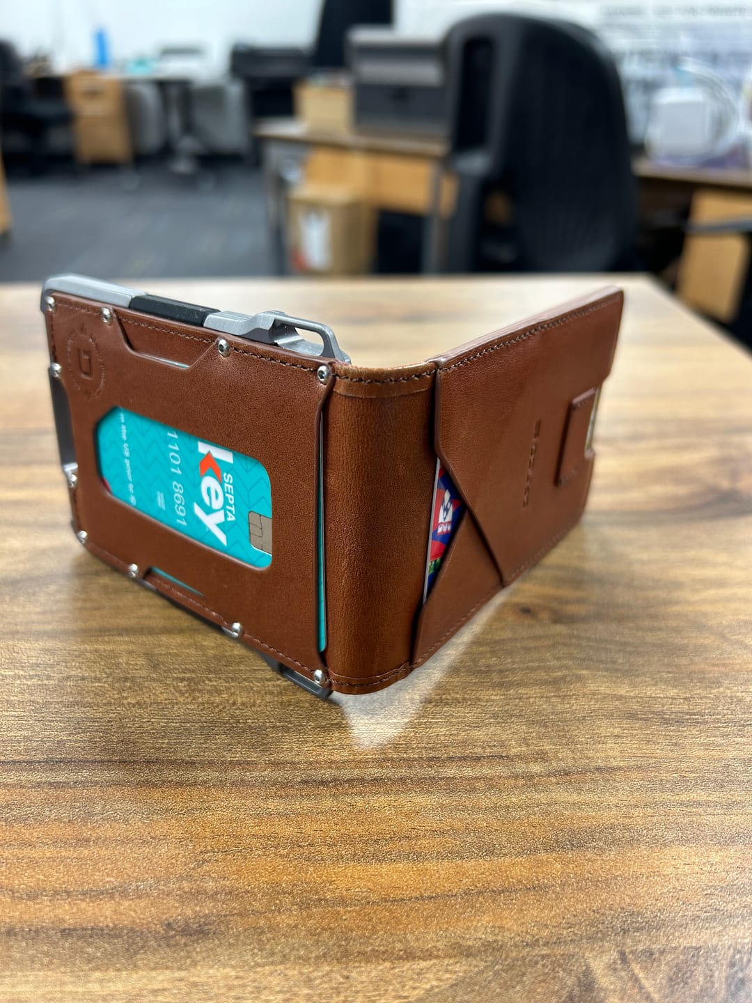 Customer photo review of M1 MAVERICK™ BIFOLD WALLET - 4 POCKET BIFOLD LEATHER