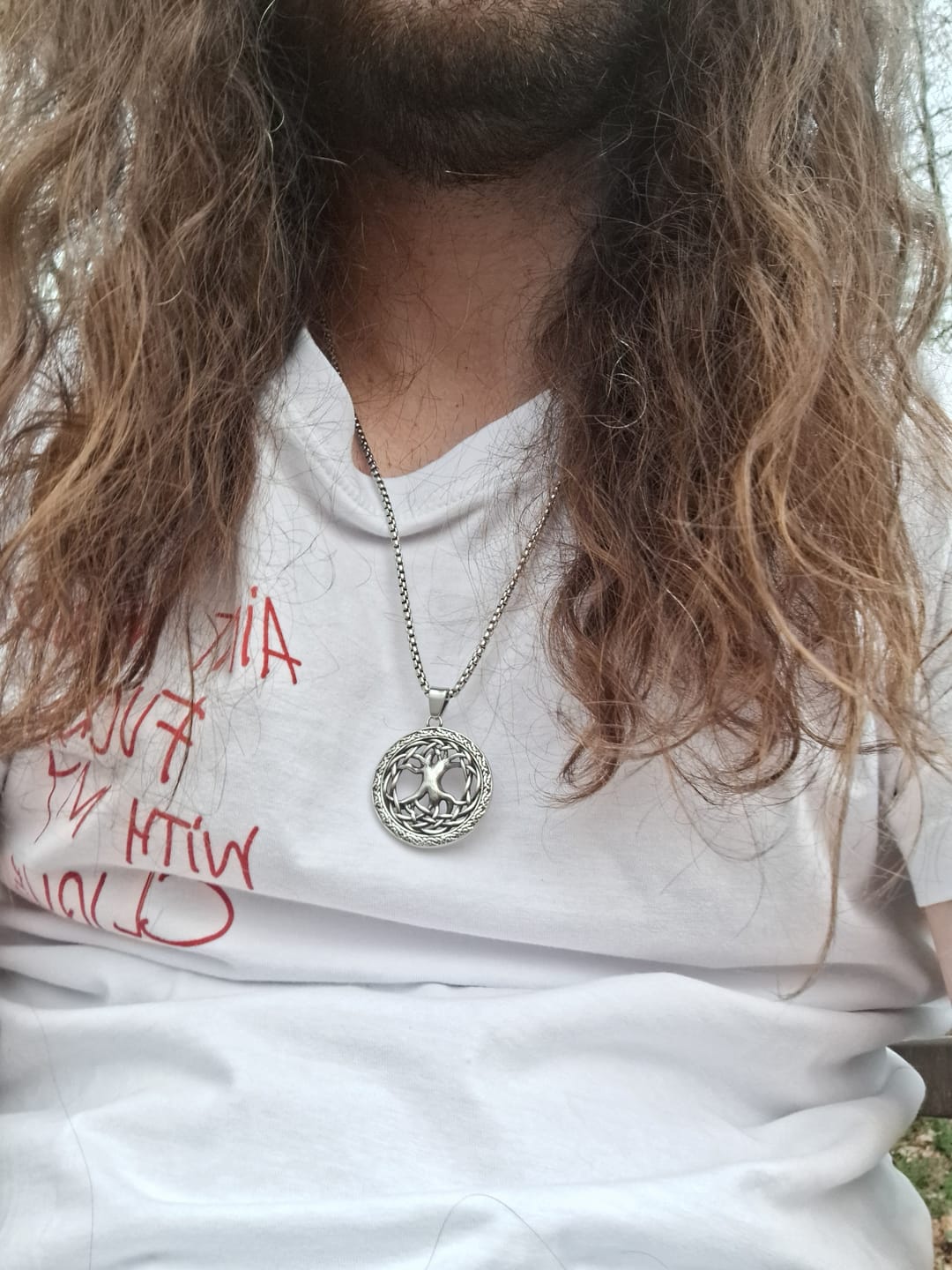 Customer photo review of TREE OF LIFE. - NECKLACE