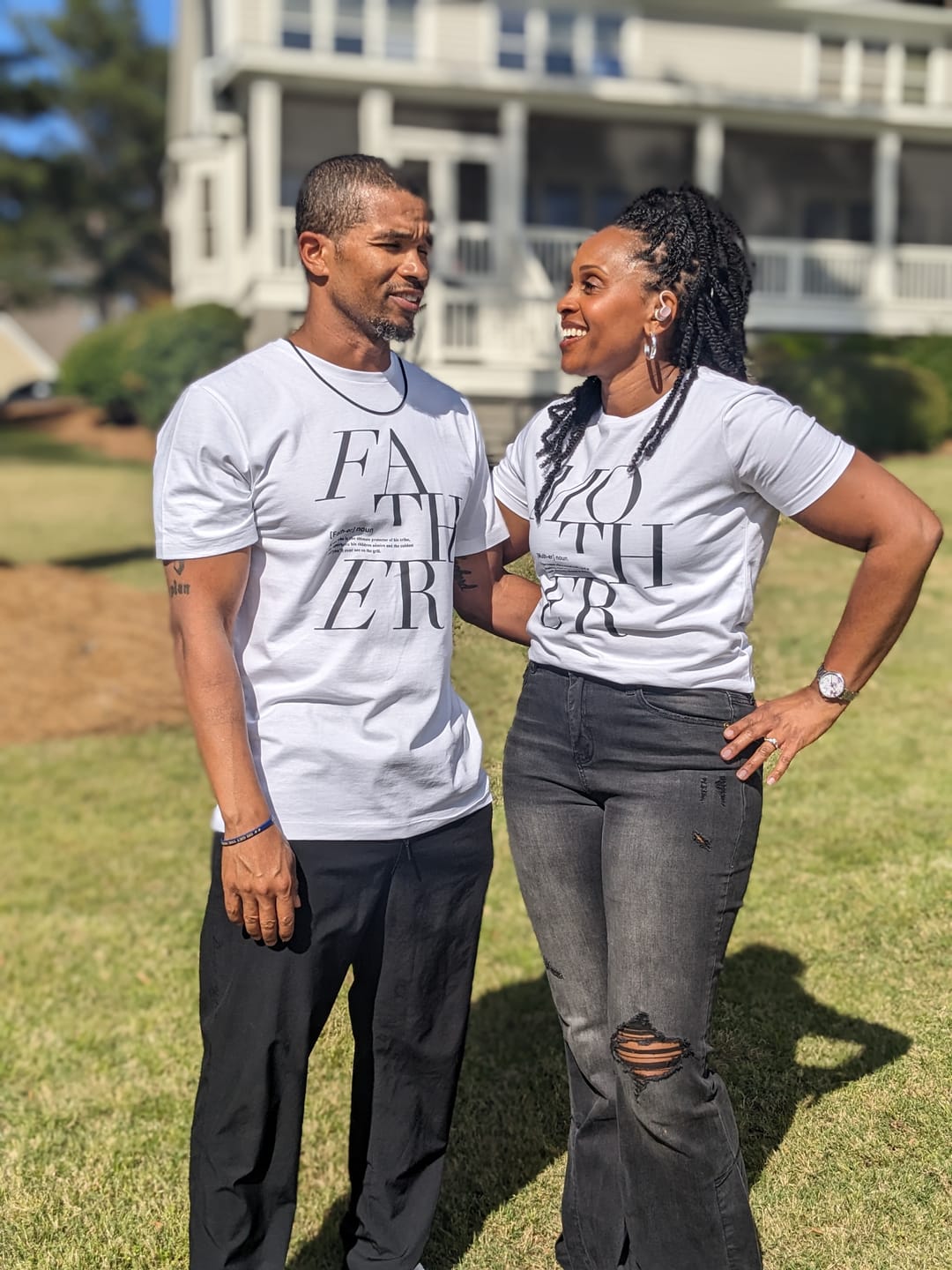 Customer photo review of Father Logo Remix T-shirt