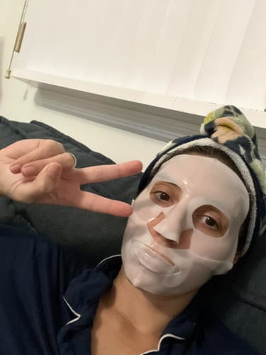 Customer photo review of AquaBio Bio-Collagen Deep Mask