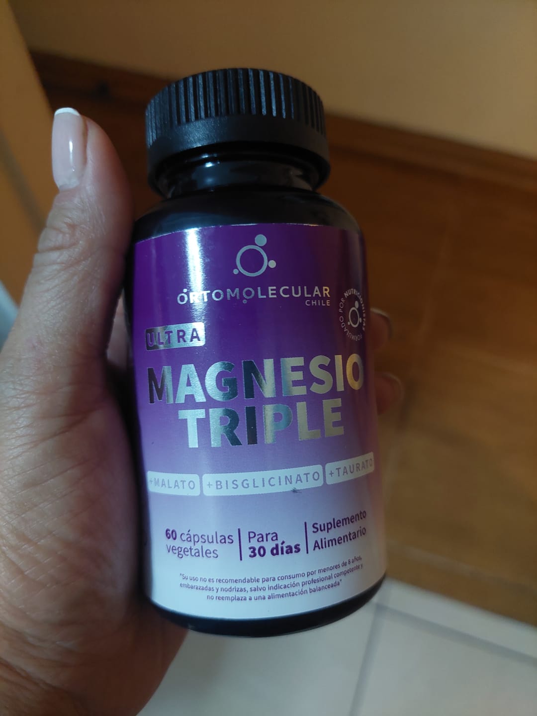 Customer photo review of Ultra Magnesio Triple-60 cáps