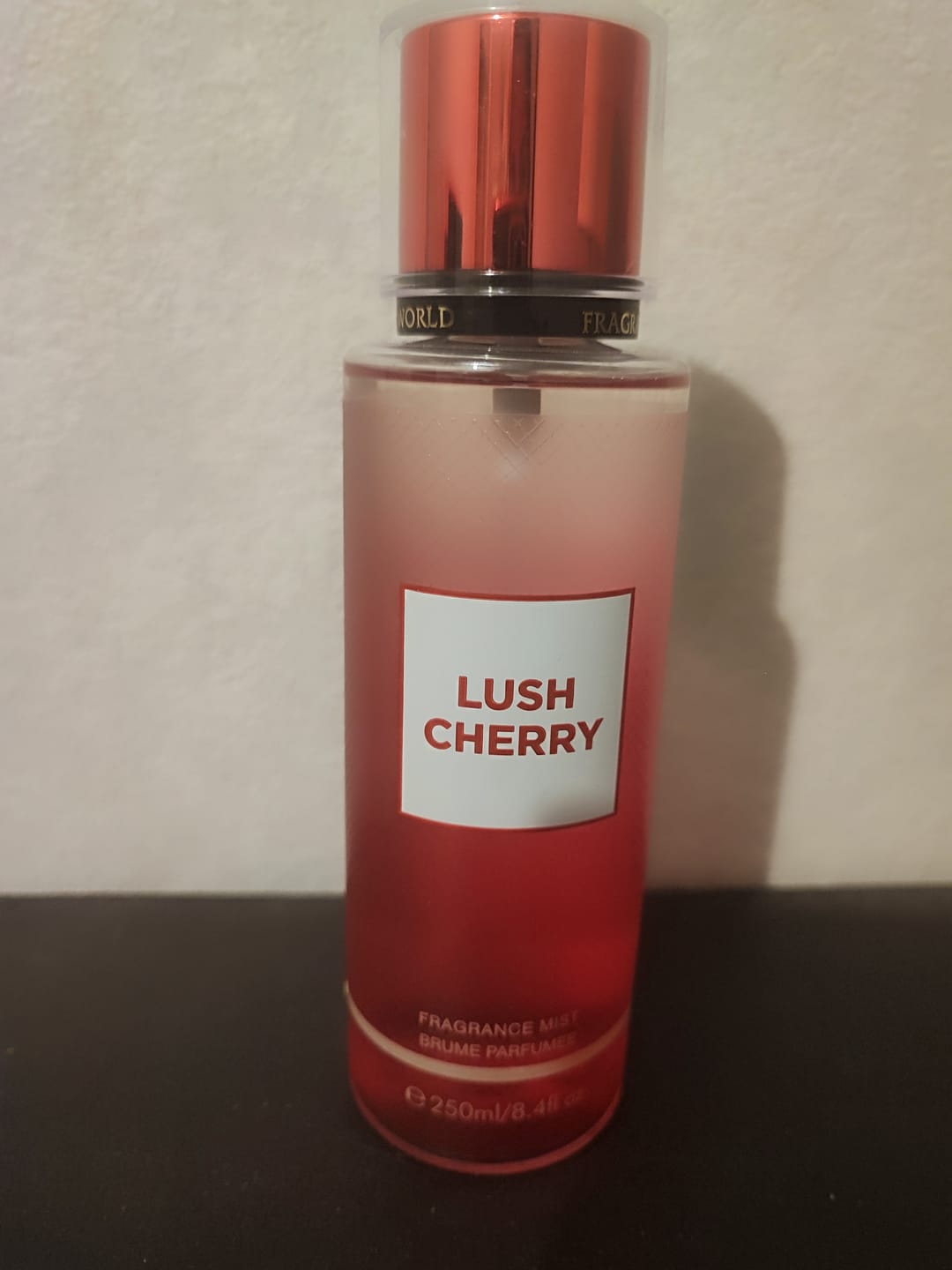 Customer photo review of Eau de Parfum Lush Cherry - Fragrance World 80 ML