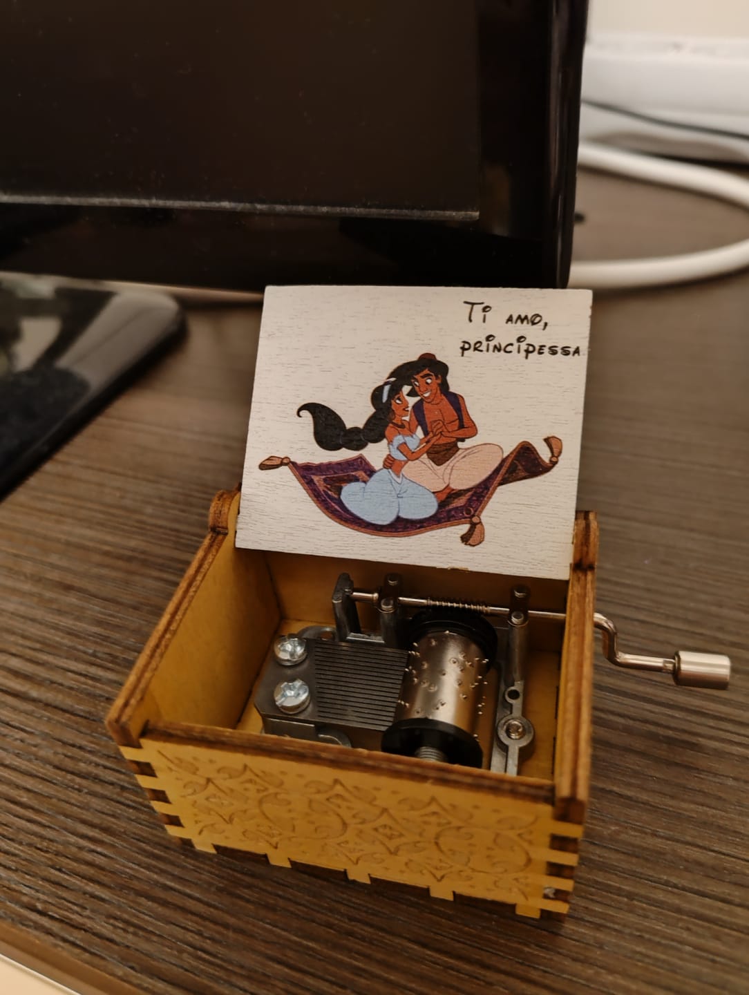 Customer photo review of Custom Digital Music Box - Any song, tune, or voice